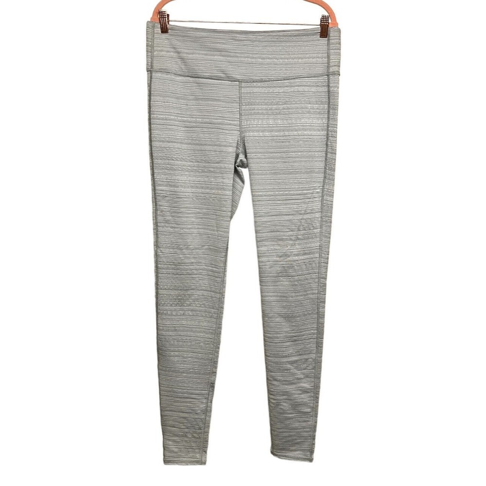 Women’s Athleta High Rise Jacquard Chaturanga Tight Leggings Gray Size XLT‎